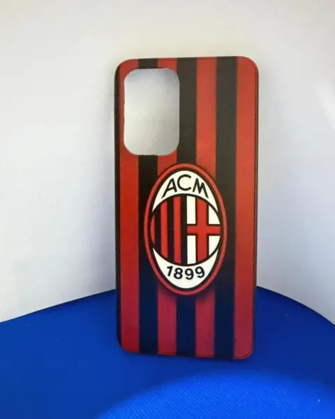 Cover Milan Stemma a Strisce Personalizzata con Foto